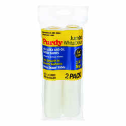 Purdy White Dove Dralon 6.5 in. W X 1/4 in. S Jumbo Paint Roller Cover 2 pk