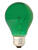 GE Lighting party light 25 watts A19 Incandescent Bulb 200 lumens Green A-Line 1 pk