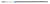 Zenith Metal Products Shower Curtain Rod Silver 72 in. L