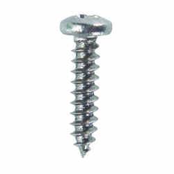 HILLMAN 4 x 1/2 in. L Slotted Hex Washer Head Sheet Metal Screws 100 per box Stainless Steel