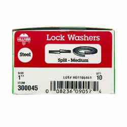 HILLMAN 1 in. Dia. Steel Split Lock Washer 10 each Zinc-Plated