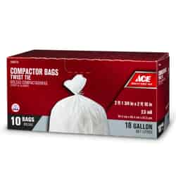 Ace 18 gal. Compactor Bags Twist Tie 10 pk