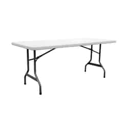 Living Accents 29-5/8 in. W x 72 in. L x 29-1/4 in. H Rectangular Folding Table