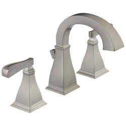 Delta Lakewood Widespread Lavatory Faucet 4 in. Brushed Nickel