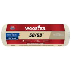 Wooster 50/50 Lambswool Polyester 9 in. W X 1/2 in. S Paint Roller Cover 1 pk