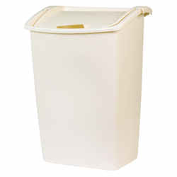Rubbermaid 45 qt. Bisque Wastebasket Swing-Out