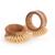 Full Circle The Ring 3.74 in. W Bamboo Vegetable Brush