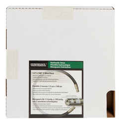 Apache 0.5 in. Dia. x 108 in. L 3500 psi Rubber 2-Wire Hydraulic Hose