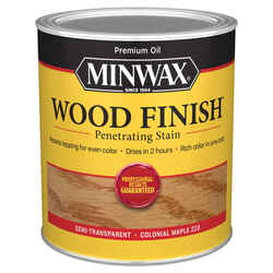 Minwax Wood Finish Semi-Transparent Colonial Maple Oil-Based Stain 1 qt
