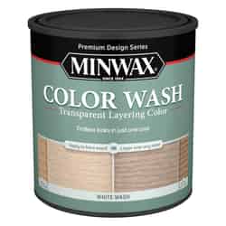 Minwax Transparent White Wash Pickling Water-Based Acrylic Wood Stain 1 qt
