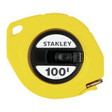 Stanley 100 ft. L x 0.38 in. W Closed Case Long Tape Measure Yellow 1 pk