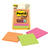 Post-It 3 in. W x 3 in. L Assorted Sticky Notes 3 pad