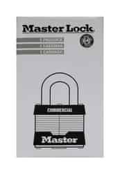 Master Lock 1-5/16 in. H x 1-1/2 in. L x 1-5/8 in. W Double Locking Padlock Steel Keyed Alike 1