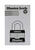 Master Lock 1-5/16 in. H x 1-1/2 in. L x 1-5/8 in. W Double Locking Padlock Steel Keyed Alike 1