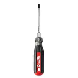 Milwaukee 4 in. ECX #2 Chrome-Plated Steel Red Screwdriver 1 pc. Cushion Grip