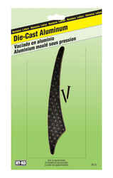 Hy-Ko Aluminum Black 1 Nail-On Number 4-1/2 in.
