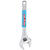 Channellock 15 in. L Adjustable Wrench 1.69 in. Chrome Vanadium Steel 1 pc.