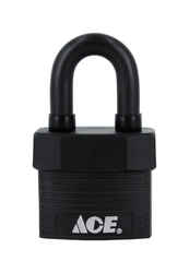 Ace 1-5/8 in. H x 1-3/4 in. W x 1-1/8 in. L Double Locking Padlock Steel 1 pk