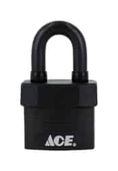 Ace 1-5/8 in. H x 1-3/4 in. W x 1-1/8 in. L Double Locking Padlock Steel 1 pk