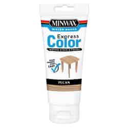 Minwax Express Color Semi-Transparent Pecan Water-Based Acrylic Wiping Stain and Finish 6 oz