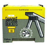 Fulton Spee Dee 2 in. H x 4 in. W Sawhorse Brackets 500 lb. capacity Black 1 pk