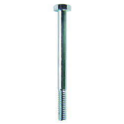 HILLMAN 1/4 in. Dia. x 3 in. L Zinc Plated Steel Hex Bolt 100 box