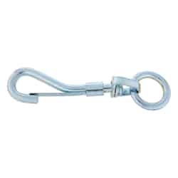 Campbell Chain 3/4 in. Dia. x 4-1/8 in. L Zinc-Plated Iron Spring Snap 80 lb.
