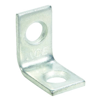 Ace 3/4 in. H x .75 in. W x 3/4 in. D Zinc Inside L Corner Brace