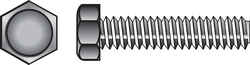 HILLMAN 1/2 in. Dia. x 2 in. L Zinc Plated Steel Hex Tap Bolt 50 box