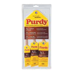 Purdy 1, 1-1/2 and 2 in. W XL Multi-Packs Assorted Polyester Paint Brush Set