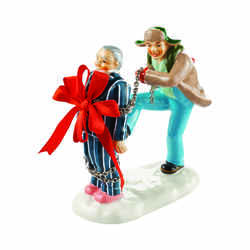 Department 56 Christmas Vacation Present for Clark Village Accessory Multicolored Porcelain 1 e