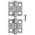 Ace .9 in. W x 1 in. L Stainless Steel Steel Narrow Hinge 2 pk
