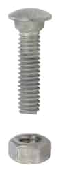 YardGard 5/16 in. Dia. x 1-1/4 in. L Galvanized Steel Carriage Bolt 20