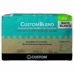 Custom Building Products CustomBlend White Thin-Set Mortar 50 lb
