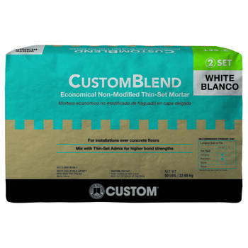 Custom Building Products CustomBlend White Thin-Set Mortar 50 lb