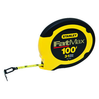 Stanley FatMax 0.38 in. W x 100 ft. L Tape Measure Yellow 1 pk