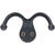 Ace 1-3/4 in. L Oil Rubbed Bronze Metal Small Double Garment Hook 1 pk Bronze