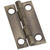 National Hardware Antique Brass Brass Hinge 3/4 in. W x 1 in. L 1 pk