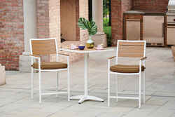 Living Accents 3 pc. Nantucket Steel Bistro Set