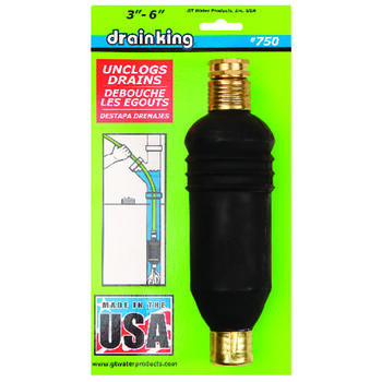 Drain King 11 in. L x 3 to 6 in. Dia. Drain Unclogger