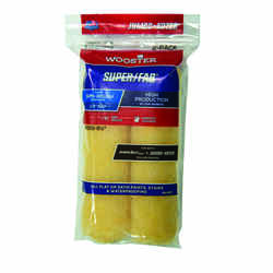 Wooster Super/Fab Fabric 6-1/2 in. W X 1/2 in. S Paint Roller Cover 2 pk