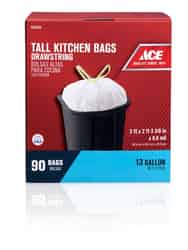 Ace 13 gal. Tall Kitchen Bags Drawstring 90 pk