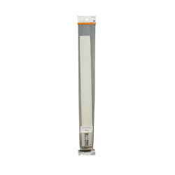 Kenney Baked Enamel Curtain Rod 48 in. L White
