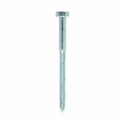 HILLMAN 5/16 in. x 4 in. L Hex Steel Lag Screw 50 pk
