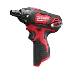 Milwaukee M12 12 volt 1/4 in. Cordless Compact Drill/Driver Kit 500 rpm 1 speed