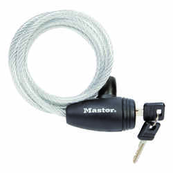 Master Lock 5/16 in. W x 5 ft. L Vinyl Covered Steel Pin Tumbler Locking Cable 1 each