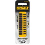 DeWalt Impact Ready Square Recess #2 in. x 1 in. L Screwdriver Bit 1/4 in. 10 pc. Black Oxide