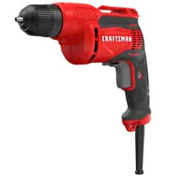 Craftsman 3/8 in. Keyless Corded Drill Driver 6.5 amps 2500 rpm Variable Speed 3.17 lb.