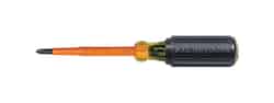 Klein Tools 4 in. No. 2 Insulated Screwdriver Steel Black 1 pc.
