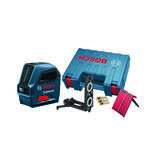 Bosch 2 beam Self Leveling Self Leveling Cross Line Laser 50 ft. 7 pc.